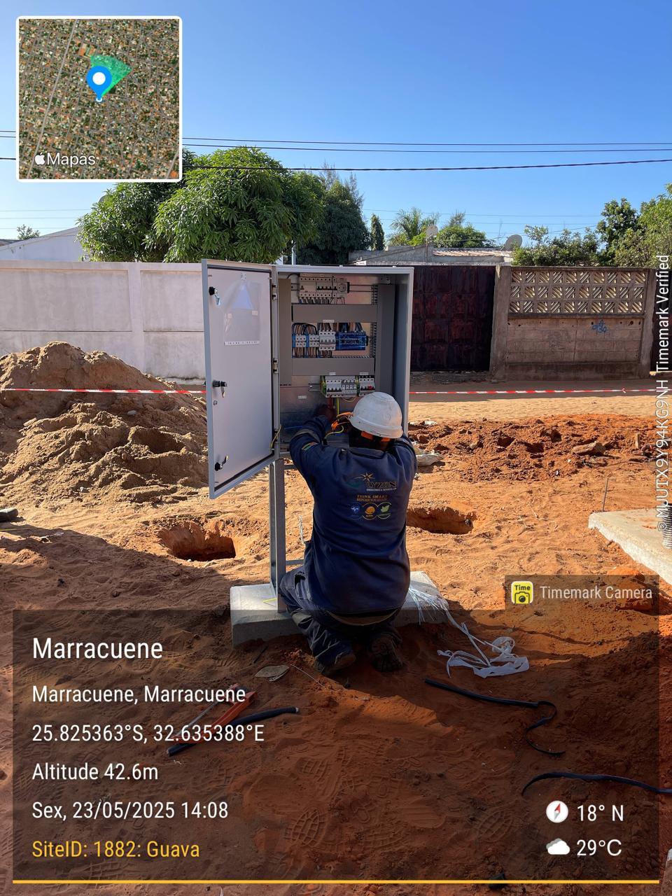 LV Panel Installation, Marracuene